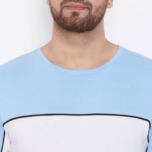 Camiseta de manga larga para hombre, diseño moderno, 100% algodón poliéster, personalizada, de manga completa. - Product Image 6