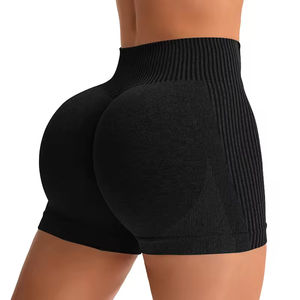 Shorts Deportivos para Mujer, para Gimnasio, Running y Yoga, con Logotipo Personalizado, Transpirables, de Cintura Media - Product Image 1