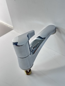 Grifo de lavabo monomando de latón cromado ABS moderno para montaje en cubierta, modelo KSLA-09, venta al por mayor, Xi Vietnam - Product Image 3