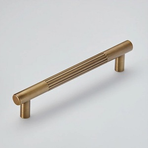 Trending Modern brass cabinet handle Durable furniture bar handle Customized design <b>drawer</b> knob Kitchen <b>drawer</b> <b>pull</b> handle - Product Image 4