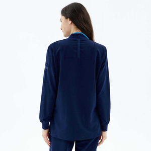 Women's Scrub Jacket Hospital Scrubs Unisex Comfortable Zipper Nursing Jacket Medical Scrubs Jackets - Product Image 2