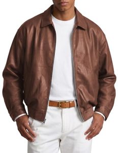 Bespoke <b>Genuine</b> Leather Jacket Personalized Design Custom Labels Waterproof Breathable Winter Outerwear for Clothing Brands Bulk - Product Image 4