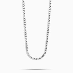 สร้อยคอเงินแท้ 925 แบบฟิกาโร ดีไซน์เรียบง่าย เหมาะสำหรับใส่ทุกวัน - Product Image 1
