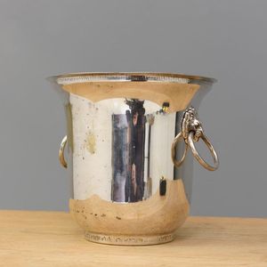 Premium Decorative Pure Copper Wine Cooler Tub with Hammered Design and Side Handles for Home Hotel <b>Beverage</b> <b>Serving</b> Use - Product Image 4
