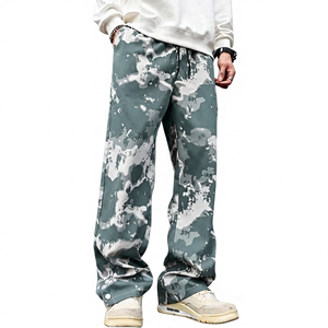 Pantalones de Carpintero Tie Dye Personalizados, Fabricante de Pantalones de Trabajo con Doble Rodilla, Pierna Ancha Holgada, Bolsillo con Presilla para Martillo, Venta al por Mayor - Product Image 3