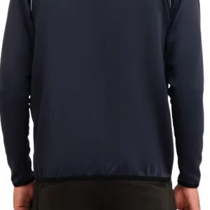 <b>Men's</b> Navy Blue Zip Up Track <b>Jacket</b> Casual Sportswear Stand Collar <b>Lightweight</b> Training <b>Jacket</b> Wholesale - Product Image 4