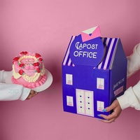 Boîte cadeau de boulangerie directement de l'usine, avec séparateur pour macarons, boîte de Noël, gâteaux, biscuits, crêpes, cupcakes, hot-dogs, sushis, emballage en papier