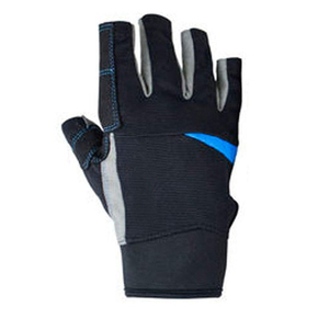 Guantes de Pesca con Logotipo Personalizado, Medios Dedos, Negros y Azules, Sintéticos, Unisex, para Todas las Estaciones, Transpirables y Ligeros - Product Image 4