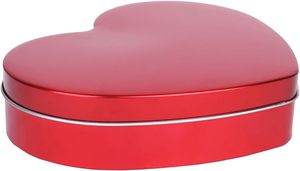 Heart Shape Metal Handcrafted Eco-Friendly <b>Storage</b> <b>Box</b> Lid Airtight Cookie Biscuit Jar Decorative Kitchen Container Gift <b>Box</b> - Product Image 6