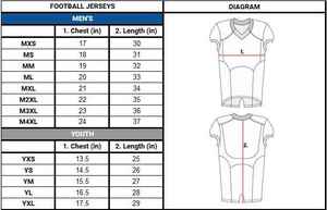 Nouveau style tendance avec impression numérique, respirant, vente en gros, coupe professionnelle, maillots de football américain personnalisables - Product Image 6