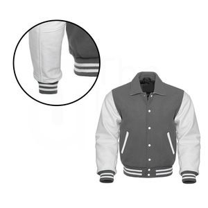 Chaquetas Varsity de Béisbol para Hombre, Nueva Colección de Ropa Deportiva de Invierno, Cuello Alto, Logotipo Frontal, 100% Algodón Ecológico - Product Image 3