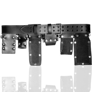 Ceinture de travail en cuir de haute qualité, porte-marteau durable, pochette à outils, pour ouvrier du bâtiment, entrepreneur, logo personnalisé, OEM, à vendre - Product Image 6