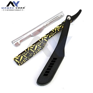 Navaja de Afeitar Profesional de Acero Inoxidable con Bloqueo Deslizante, Plegable, de Una Sola Hoja, para Afeitado Clásico en Húmedo - Product Image 5