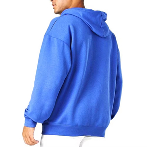 Sweat à capuche d'hiver personnalisé pour homme, vêtement streetwear, en mélange doux polyester/coton, coupe décontractée, léger et respirant - Product Image 2