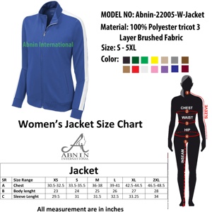 High Quality Women's Slim Winter Bomber <b>Jacket</b> Long Sleeve Tricot Casual Sport Style Breathable Printed Fabric Autumn Stand - Product Image 6