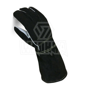 Gants de soudure professionnels en cuir offrant un confort optimal et un soutien fiable pour l'atelier - Product Image 3