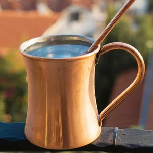 Mug en cuivre fait main au design ananas en métal, idéal pour la bière et le café, le plus vendu, mug décoratif en cuivre pour la cuisine à prix de gros - Product Image 6