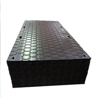 Tapis de protection au sol pour la manutention de grues industrielles, en PE haute résistance, résistant aux UV, antidérapant, motif hexagonal, capacité de charge élevée