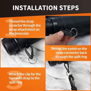 Correa de Arnés Binocular Ajustable en Forma de X 2026, Correa de Pecho de Lujo para Binoculares, Cámaras y Telémetros, Hecha en Pakistán - Product Image 4