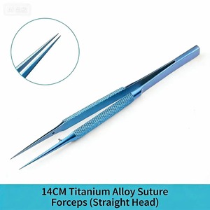 Pinzas Dentales Azules con Empuñadura Moleteada, 3 Posiciones de Mandíbula, Instrumento Quirúrgico Manual Clase I, Kit de Pinzas de Precisión de Aleación de Titanio - Product Image 2