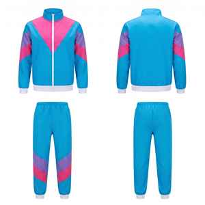 Ensemble de survêtement coupe-vent léger et respirant pour homme, veste et pantalon de jogging deux pièces, vêtements de sport - Product Image 1