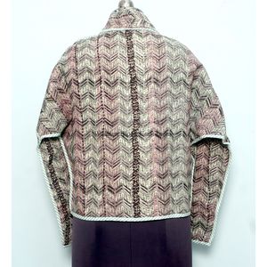 Veste Gudari faite à la main pour femmes, en coton épais, style indien Kantha, assortiment vintage réversible, manteau ethnique vintage pour l'extérieur - Product Image 4