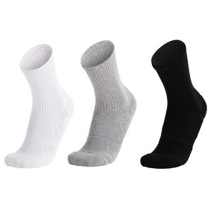 <b>Moisture</b> Wicking Sports <b>Socks</b> Unisex Cushioned Crew <b>Socks</b> for Fitness Training Jogging Hiking and Exercise - Product Image 2