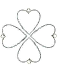 จี้โลหะรูปดอกไม้สีทองสำหรับกระเป๋า พวงกุญแจ ทำเครื่องประดับ และงานฝีมือ แพ็ค 100 กรัม - Product Image 2