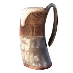 Tasse en corne la plus vendue à la main Verres uniques naturels pour une expérience authentique disponible au meilleur prix d'Inde - Product Image 3