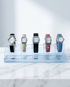 Luxury Transparent Acrylic Watch Display <b>Stand</b> Clear Plastic Wristwatch Holder Showcase Rack for Retail Store Countertop - Product Image 1