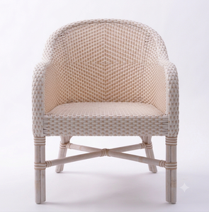 Modern Outdoor Synthetic Rattan Armchair Handwoven PE Wicker Dining Bistro Cafe Terrace Chair For Garden Restaurant Furniture - Product Image 3