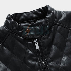 Chaqueta de Invierno para Hombre, Diseño Personalizado, Color Sólido, Transpirable, Estilo Urbano, Oferta, Precio Razonable, Chaqueta de Cuero para Hombre - Product Image 5