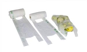 Biodegradable HDPE Plastic Transparent Flat Bag on Roll - Product Image 3