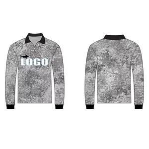 เสื้อโปโลตกปลาแบบมีกระดุม ผ้าริปสตอป น้ำหนักเบา พิมพ์ลายปลาทั่วตัว ออกแบบเองได้ - Product Image 4