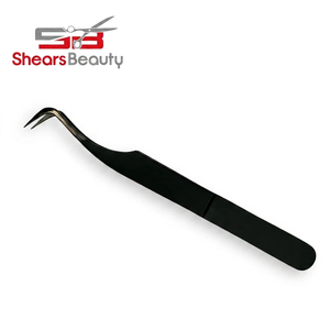 Pinzas para Pestañas de Acero Inoxidable al por Mayor, las Más Vendidas, Duraderas, Herramientas de Precisión para el Cuidado de la Belleza, Pinzas para Extensión de Pestañas - Product Image 1