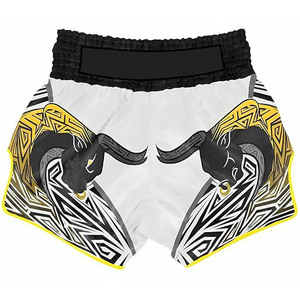 Shorts de Muay Thai en satin – Tenue d'entraînement de boxe, karaté et arts martiaux – Finition lisse pour la force et la performance - Product Image 1