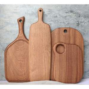 Planches à découper multifonctions en bois dur pour couper les légumes, les fruits, la viande, le pain, le fromage, et comme plateau de service. - Product Image 5