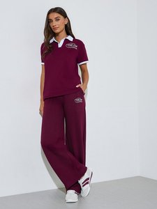 DTG <b>Custom</b> Wide Leg Sweat Pants Polyester Cotton Casual Loose Fit Jogger Trousers Personalized Print Street Wear Style for Women - Product Image 6