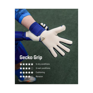 ถุงมือผู้รักษาประตูหนัง GK สีดำแบบกำหนดเอง - คุณภาพดีที่สุด กันน้ำ ระบายอากาศได้ดี กันลื่น พร้อมโลโก้และดีไซน์ตามสั่ง - Product Image 2