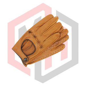 Gants de conduite en cuir véritable pour hommes et femmes, couleur personnalisée, vente en gros, fournisseur direct d'usine OEM, anti-coupure, antidérapants - Product Image 2