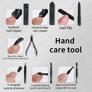 Stainless Steel <b>Manicure</b> Pedicure Nail Grooming <b>Kit</b> Sharp Nail Clipper Set for Men Women Custom Logo OEM - Product Image 6