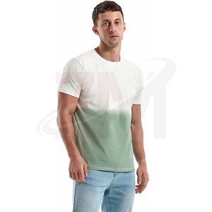 Camiseta de Hombre Casual de Algodón con Cuello Redondo y Manga Corta, Corte Holgado, Estilo Urbano, Venta al Por Mayor, Personalizable - Product Image 3