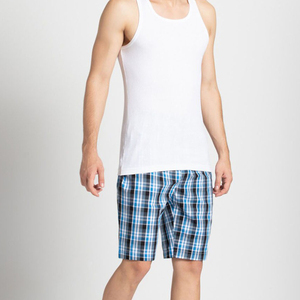 Pantalones Cortos Deportivos Colorblock para Hombre, 100% Algodón - Product Image 5