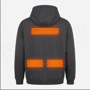 Sweat-shirt à capuche pour homme North Approach, imprimé lumineux, coupe classique, décontracté, automne, gris foncé, avec logo sur le devant - Product Image 2