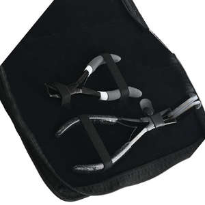 Kit professionnel de pinces pour extensions de cheveux de haute qualité, outils en acier inoxydable pour micro-anneaux, réutilisables pour usage en salon, kit pour cheveux humains - Product Image 2