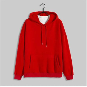 Sudadera con Capucha Negra para Hombre, Corte Regular, Algodón French Terry, Informal, con Bolsillo, para Otoño - Product Image 3