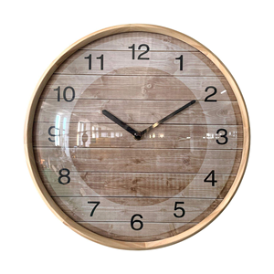Reloj de pared de madera personalizado, reloj moderno y sencillo, reloj de pared silencioso, creativo y a la moda para el hogar. - Product Image 3