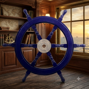 Wholesale High Quality Modern Wooden Nautical <b>Ship</b> <b>Wheel</b> Decorative Anniversary Maritime Home Wall Mount Wall Hanging - Product Image 4