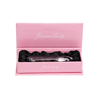 Ensemble de boîtes cadeaux rigides personnalisées avec pelliculage brillant et insert en satin, emballage de luxe pour cosmétiques, rouges à lèvres, parfums et produits de beauté