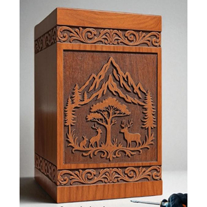 Wooden Urn for Ashes Export Quality Supplier Wooden Urn with Custom Branding for Wholesale urn by AYAANS - Product Image 3